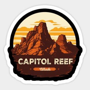 capitol reef utah Sticker